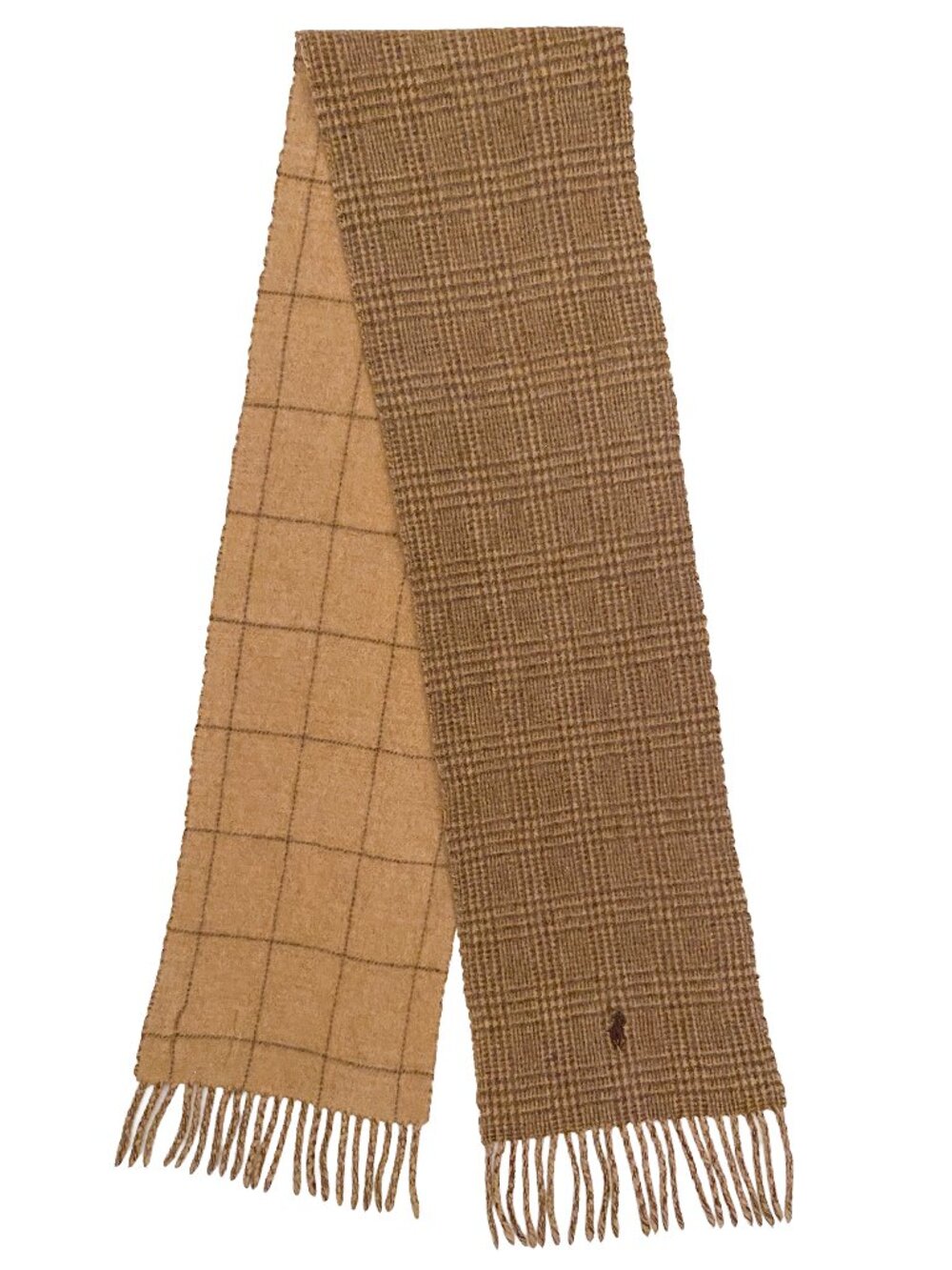 POLO RALPH LAUREN Reversible Windowpane Plaid Scarf